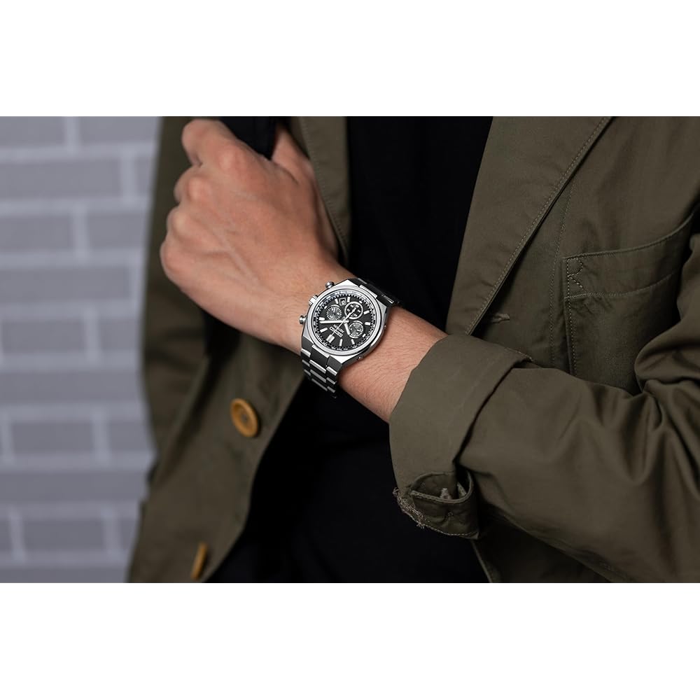 Seiko Astron Nexter Titanium Solar Radio-Controlled World Time Chronograph Watch, Black/Silver, SBXY097, Men's