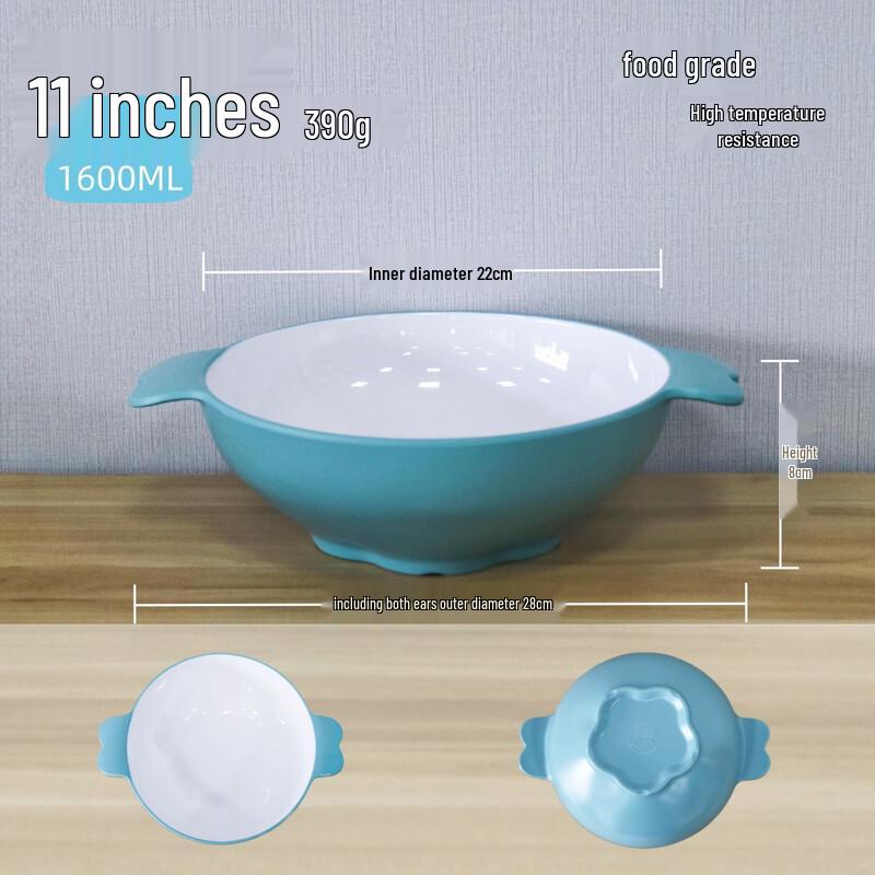 Commercial Melamine Double-Handle Serving Bowls