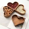 Solid Wood Stackable Dried Fruit Box Space Saving Design Decorative Display Tray Suitable for Home Wedding Birthday Party