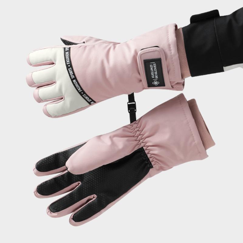 Men Waterproof Non-slip Insulated Touch Screen Full Finger Winter Outdoor Snowboarding Ski Gloves