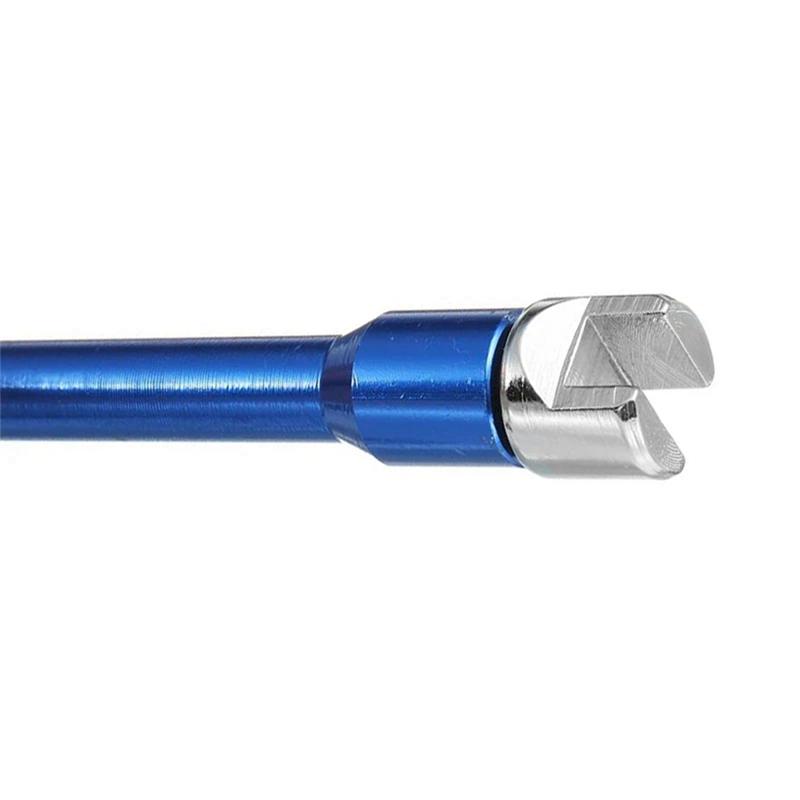 Efficient Spoke Wrench Motorcycle Motorbike Spoke Wrench 5.4-6.8Mm Buckled Wheel Fit 8 Sizes Of Spoke Nipples