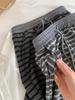 2025 Women's Retro Striped Korean-Style Wide-Leg Pants for Spring & Autumn