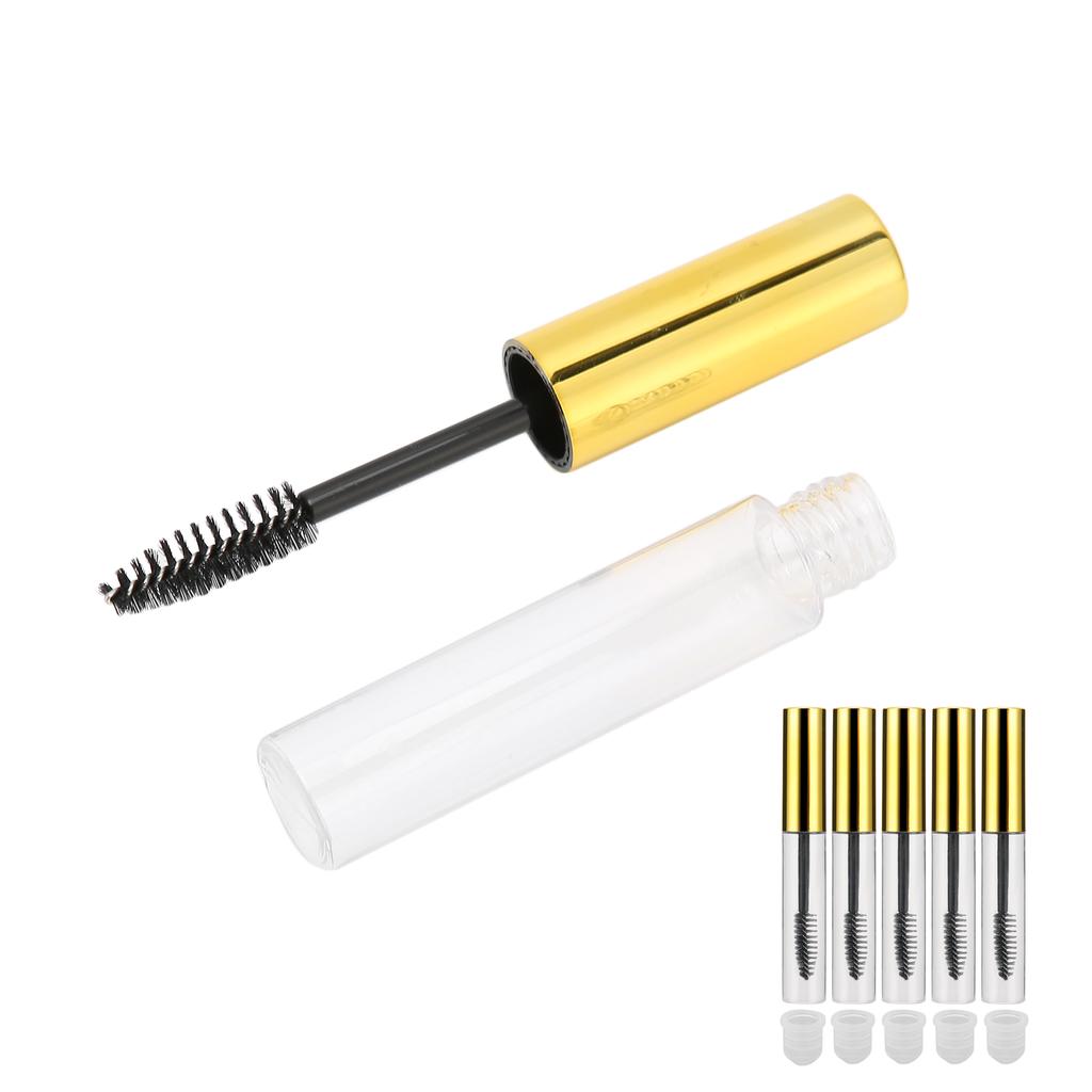 5ks 10ml prázdná tuba na řasenku s hůlkou na řasy, lehká přenosná nádobka na řasenku, DIY pro líčení