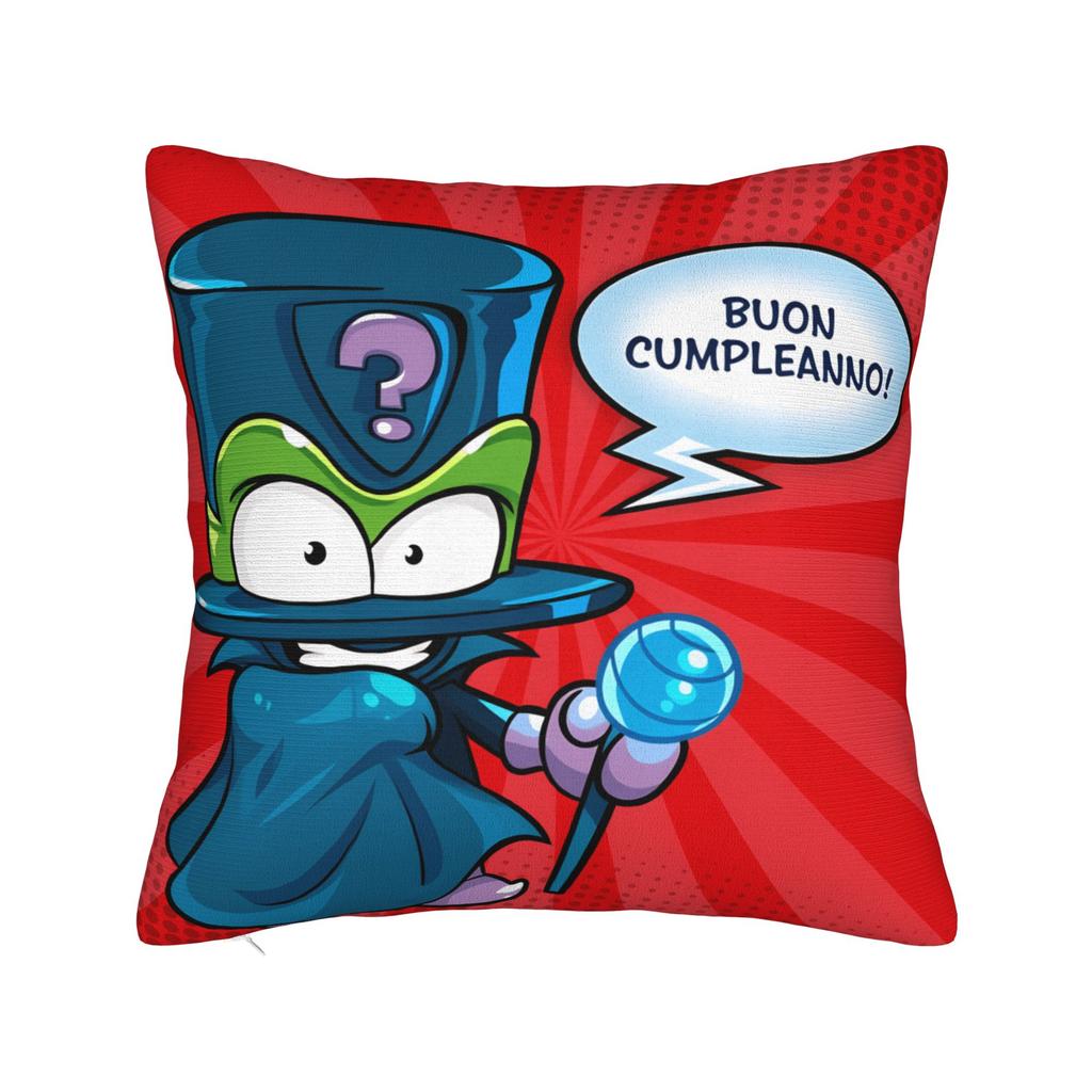 Super Zings Game Pillow Cover  Comfy Cushion Cover Cute Funny Pillow Case For Living Room Bed Chair