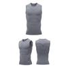 Men Fitness Vest Round Neck Sleeveless Sport Tops Breathable Fabric Camisole Vitality Enhancing Body Shaper