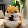 Peluche Criceto Carino 3 in 1 Multifunzione Criceto Scaldamani Con Coperta Giocattolo Cuscino Criceto Giocattoli per Bambini Regalo di Compleanno per Bambino