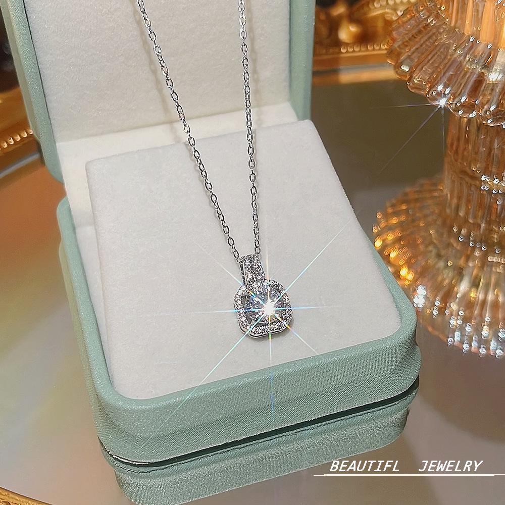 Korea's Best-Selling Clavicle Pendant Necklace - Super Fairy Titanium Steel Jewelry for Women