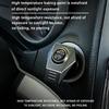 Engine Start Stop Button Cover Metal Interior Accent, Stick On Trim Frame for a Finished Dashboard Style in Cars