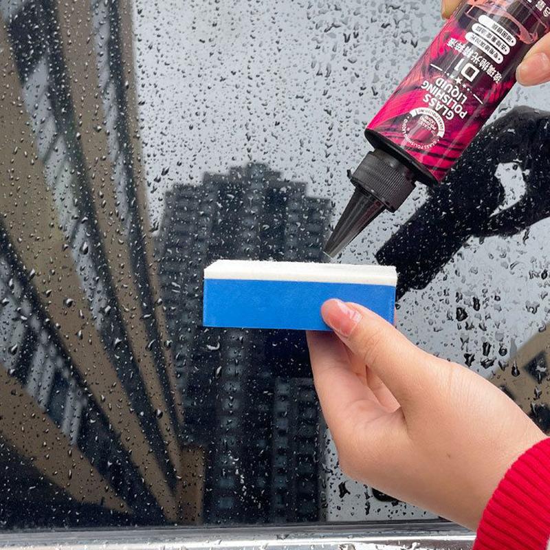 Auto Glass Degreaser 150g Oil Film Glass Cleaners Water Stain Remover Window Cleaning Liquid Auto Windshield Polish For Car