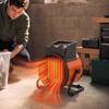 Industrial Fan Heater 5000W with Tilting, Electric Ceramic Space Heater with Adjustable Thermostat, Handle