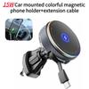 Magnetic Wireless Charger For Apple iPhone 15 14 13 Android Super Fast Charge Car Charger 15W Fast Charging Wireless Car Charger Fast Charging Station