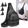 Men's Outdoor Crossbody Bag Lightweight Shoulder Bag Business Commuter Chest Bag