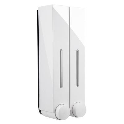 420ML Wall Mounted Soap Dispenser for Bathroom Use with Three Compartments 123 Cup Plastic Material Easy Install