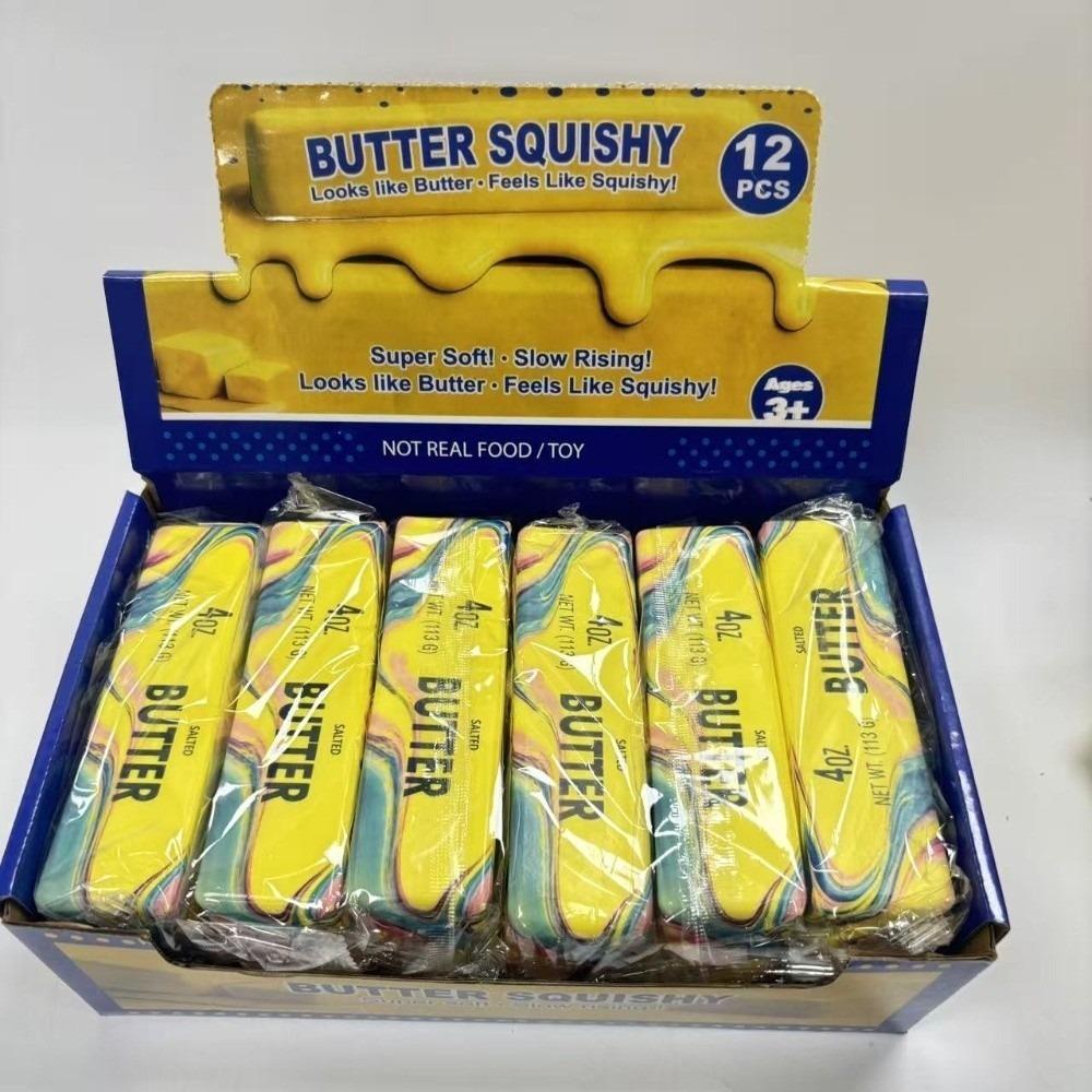Soft Butter Stick Fidget Toy Slow Rebound Cheese Stick Squishy Toy Butter Stick Squishy Toy Adult