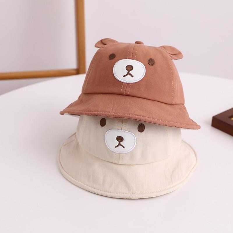 Baby Fisherman Hat Wide Brimmed Bucket Hat for Toddler Girls Boys Sun-proof Infant Sun Hat Floppy Caps Baby Accessories
