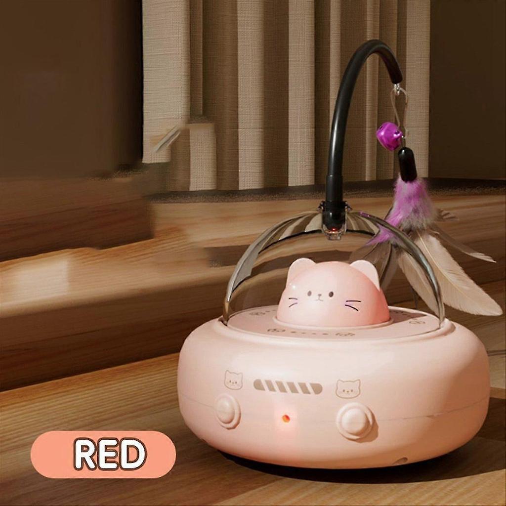 Electric Cat Interactive Toy Pet Toys with Cat Teaser Wand