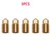 For Flashforge Adventurer 5M (AD5M) Hot End, Brass Nozzle & Hardened Steel Nozzle Kit, Bore Sizes: 0.2mm / 0.25mm / 0.4mm / 0.6m
