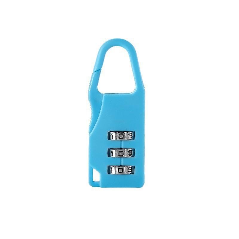 Bag Password Lock 3 Dia L Metal Resettable Combination Padlock Suitcase Password Digit Lock F5 Color Code Lock