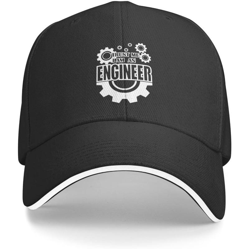 Trust Me I Am An Engineer Gear Graphic Baseball Cap Polyester Casual Adjustable Outdoor Summer Hat