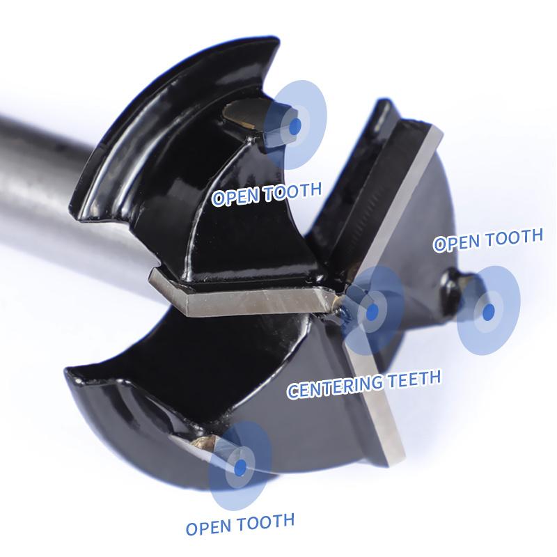 Three-blade Hinge Hole Opener 35mm Woodworking Door Cabinet Desktop Plank wood Hinge Hole Puncher Locator