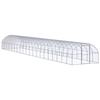 VidaXL Outdoor Chicken Coop 3 X 20 X 2 M Galvanized Steel, 138.75kg