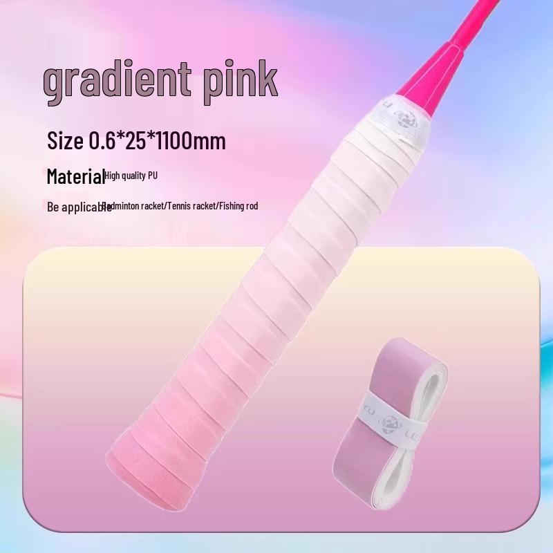 Professional Anti-Slip Gradient Badminton Racket & Fishing Rod Grip – Sweat-Absorbent, Shock-Absorbing Overgrip Handle Wrap.