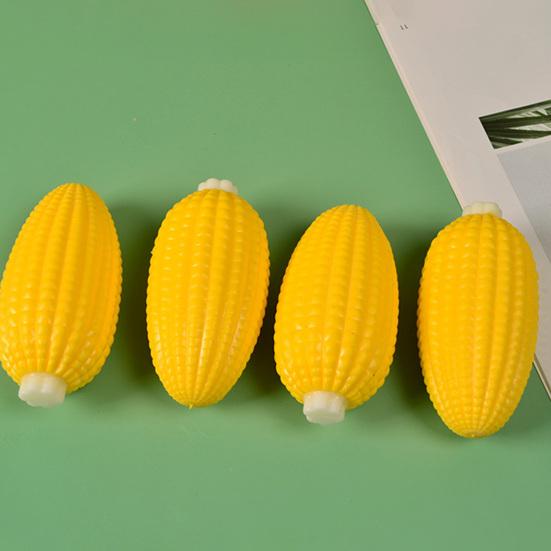 Corn Squeeze Toy Soft TPR Elastic Quick Rebound Simulation Corn Pinch Toys Decompression Sensory Toy Adult Teens Fidget Squishes Stress