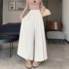Women's Autumn Winter Clothes High Waist Wide Leg Pants Knit Long Dresss Skirts Pants For Women Trousers Streetwear