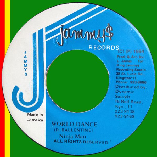 

7inch Record NINJAMAN World Dance NONE Jammys Records 1994 Jamaica Reggae Ska Dub Used