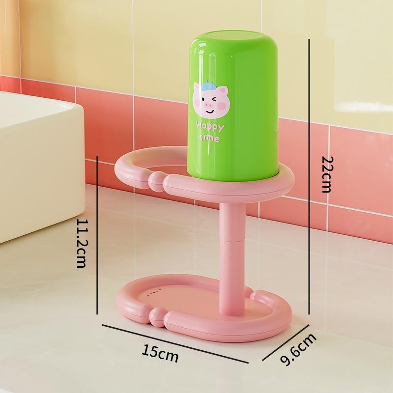 

Mouthwash Cup Holder Set, Bathroom Toothpaste Toothbrush Drain Rack 1pcs