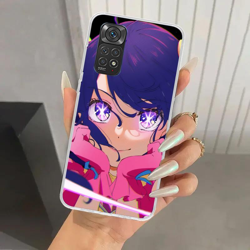 Japan Anime Oshi No Ko Phone Case for Xiaomi Redmi Note 15 14 14S 13 12S 12 Pro 11S 11 Plus 11T 11E 10S Soft Funda Print Shell R