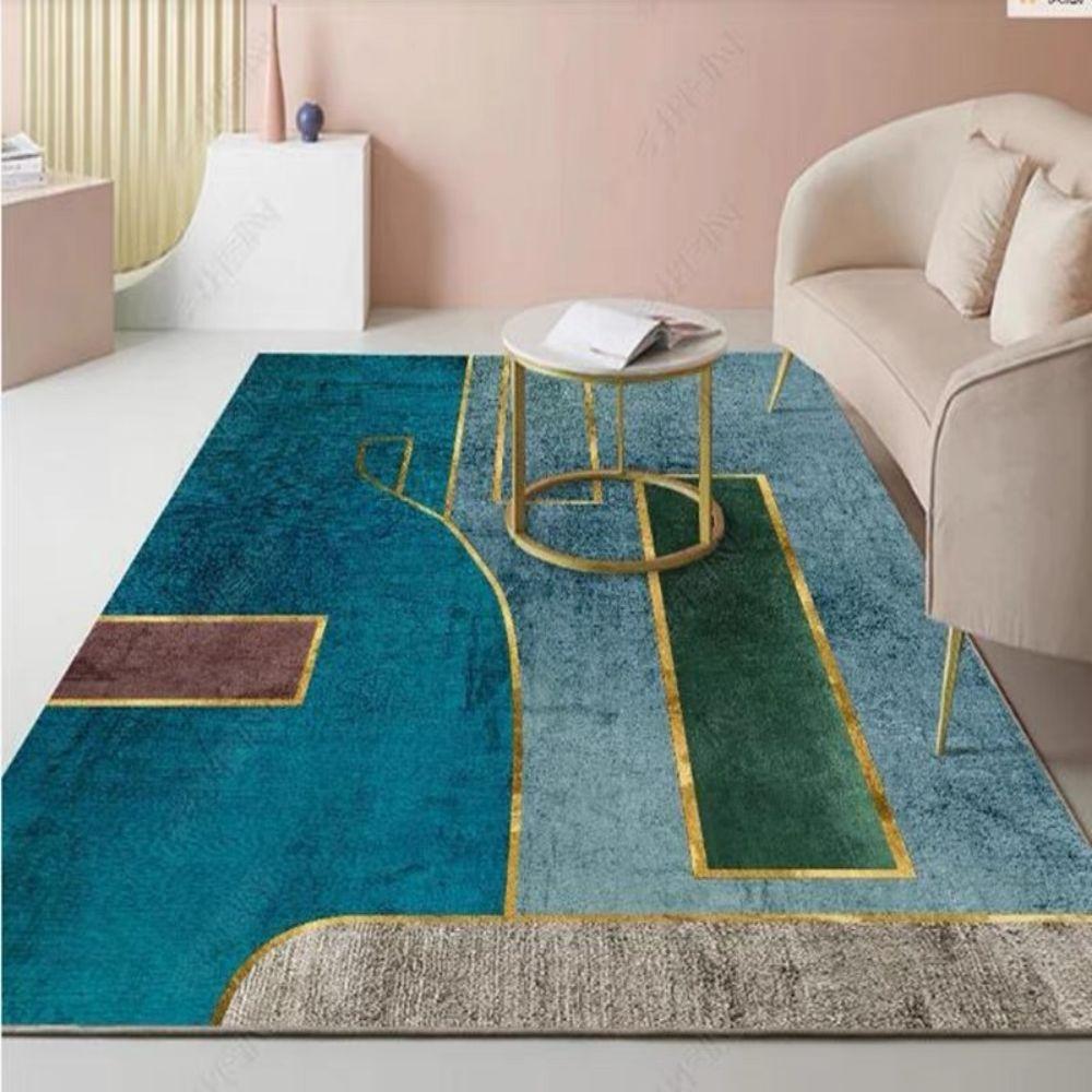 Geometric carpet for living room and bedroom home decoration