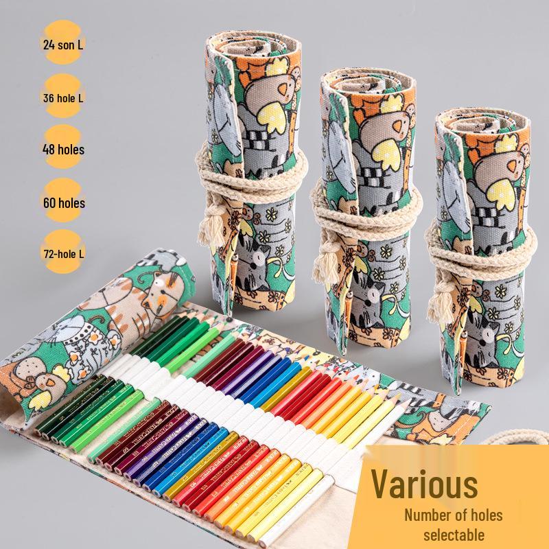 Large Capacity Dirt-Resistant Pencil Case - Stylish & Portable for Primary School and Art Supplies