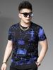 European Goods 2025 Summer New Short-Sleeved T-Shirt Men's Round Neck Half-Sleeved Top Casual Versatile Trendy Brand Printed T-Shirt
