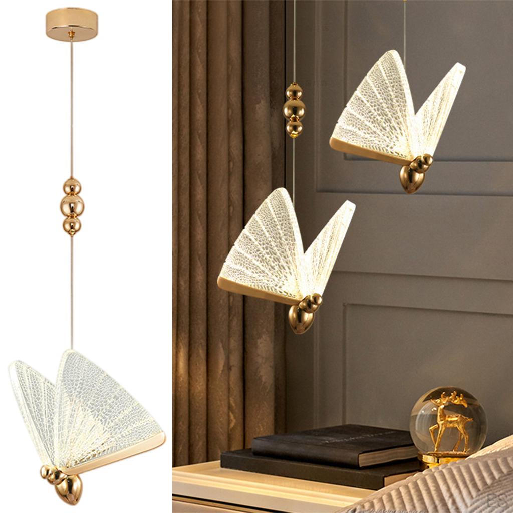 Butterfly LED Pendant Light, Hanging Chandelier Kitchen Ceiling Lamps for Bar Teahouse Bedroom