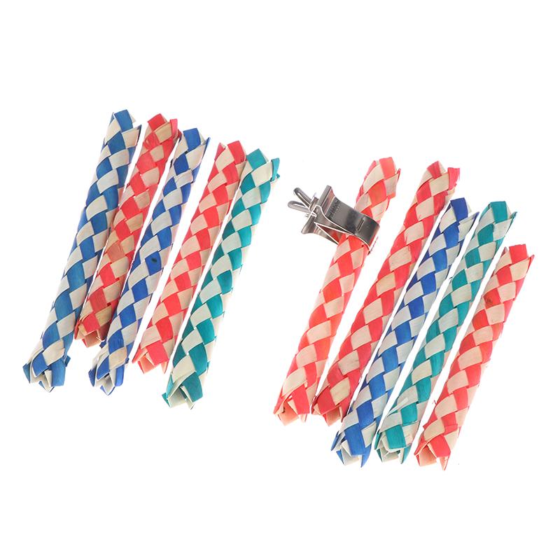 5Pcs 15Cm Finger Traps Bamboo Tube Finger Traps Kids Prank Toys Party Gifts Chinese Bamboo Toys