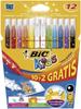 FLAMASTRY 12KOL. BIC KIDS MAGIC 10+2 4085