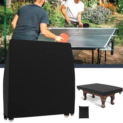 Funda para Mesa de Ping Pong Premium Resistente al Agua para Mesas Plegables de Tenis de Mesa para Exterior e Interior