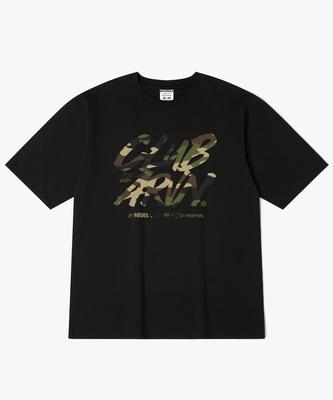 Aleubenkeulleob Club De Arven Logo Camo Short Sleeve T-Shirt
