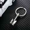 Car Engine Piston Style Keychain Key Ring Creative Metal Piston Model Keyring Keyfob Key Pendant KeyChain Decor Car Accessories