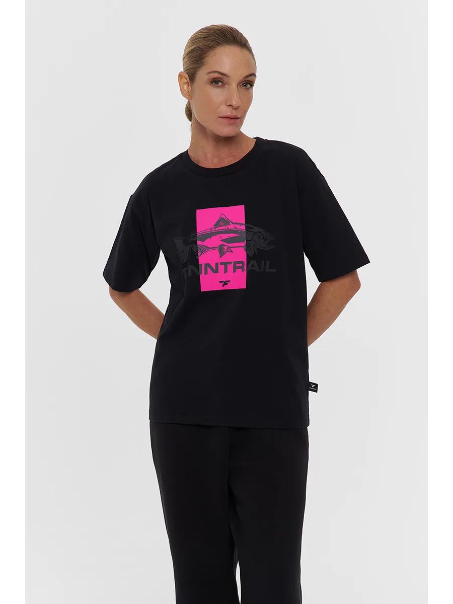 Branded FISH T-shirt with print 3XL