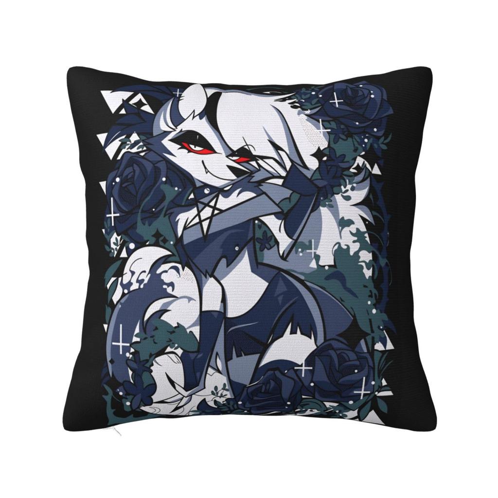 Pillow Case Sexy Loona Anime Square Pillow Cover Helluva Boss Retro Trendy Cushion Cover Pillowcases For Sofa Bedroom Home Decor