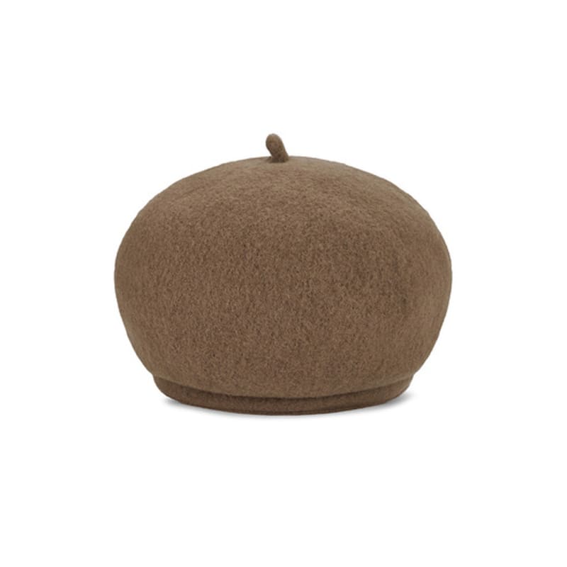 VARZAR VA Studded Wool Combo Newsboy Cap Camel