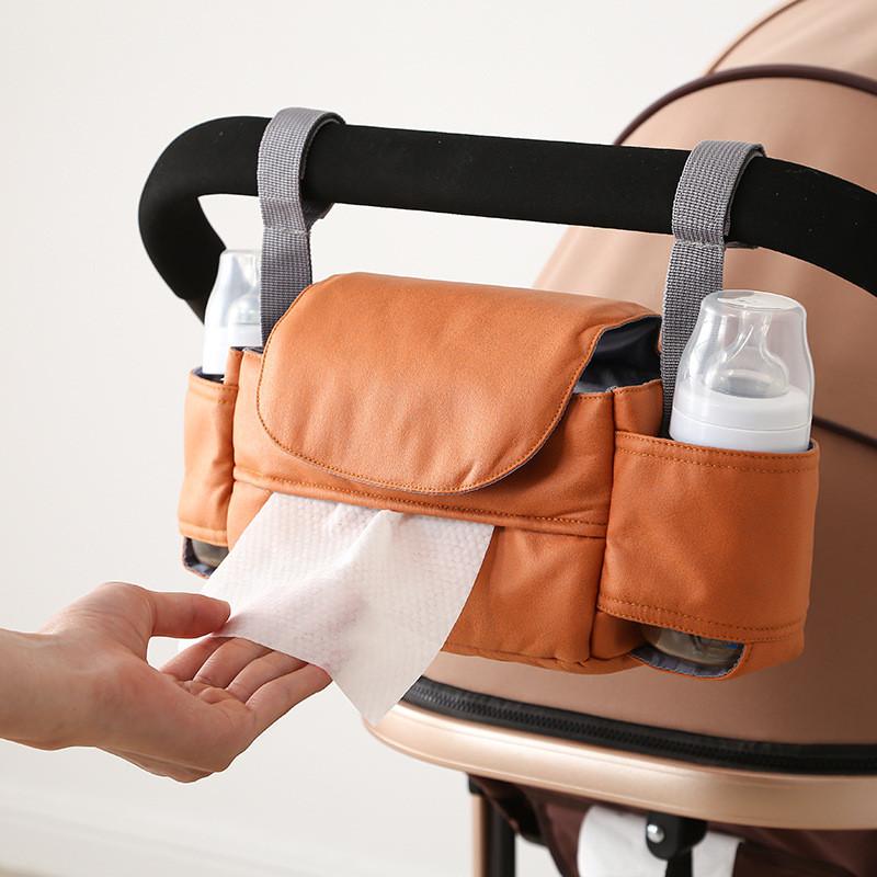 Baby Stroller Organizer Bag With Oxford Cloth Storage For Parents And Kids