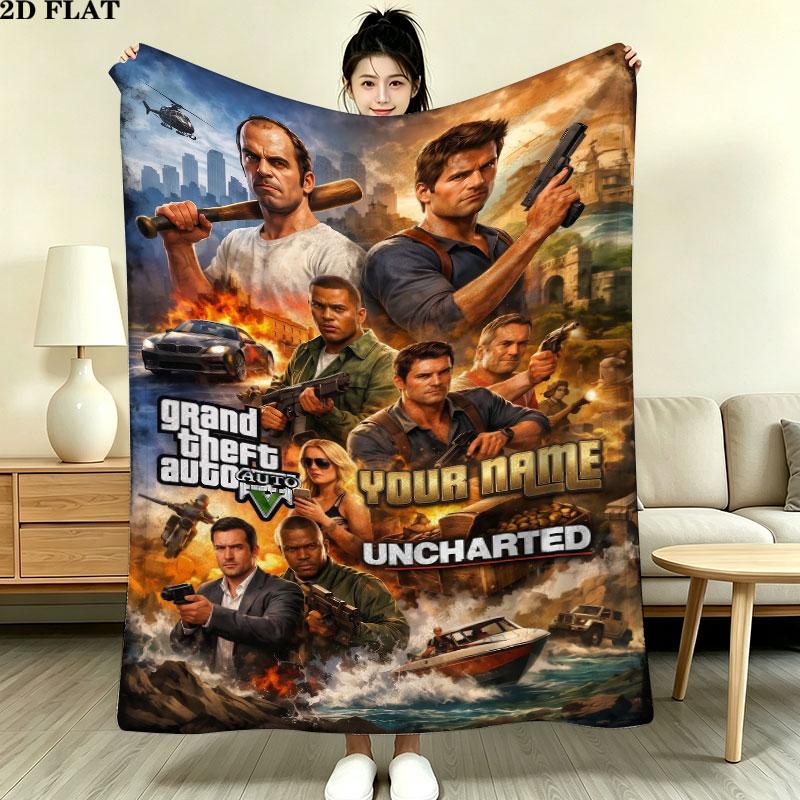 Custom Gta6 Blanket, High quality Comfortable for All Seasons, Home Decor, Warmth and Comfort
