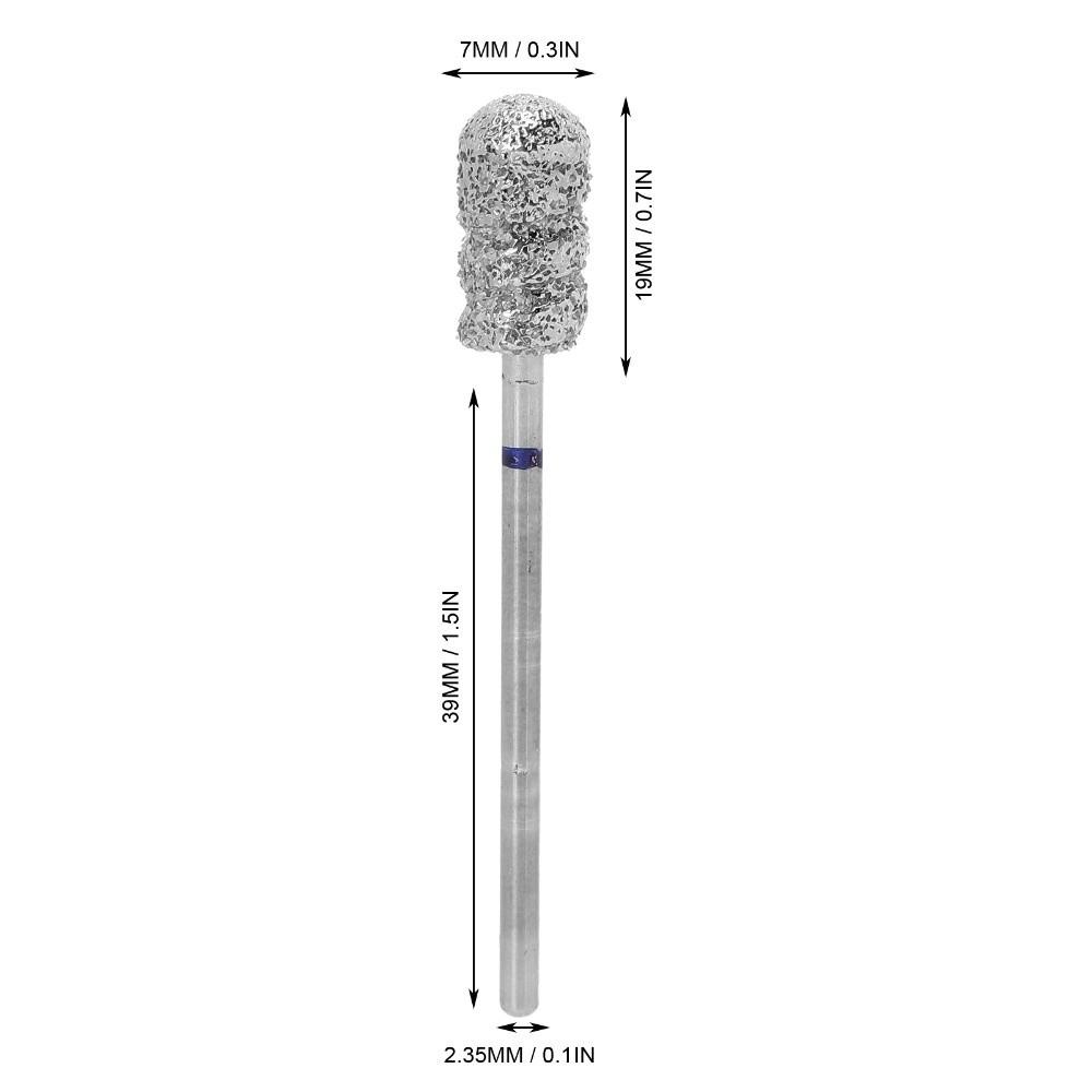 Stainless Steel Pedicure Grinding Head  Practical For Salon And Household Use