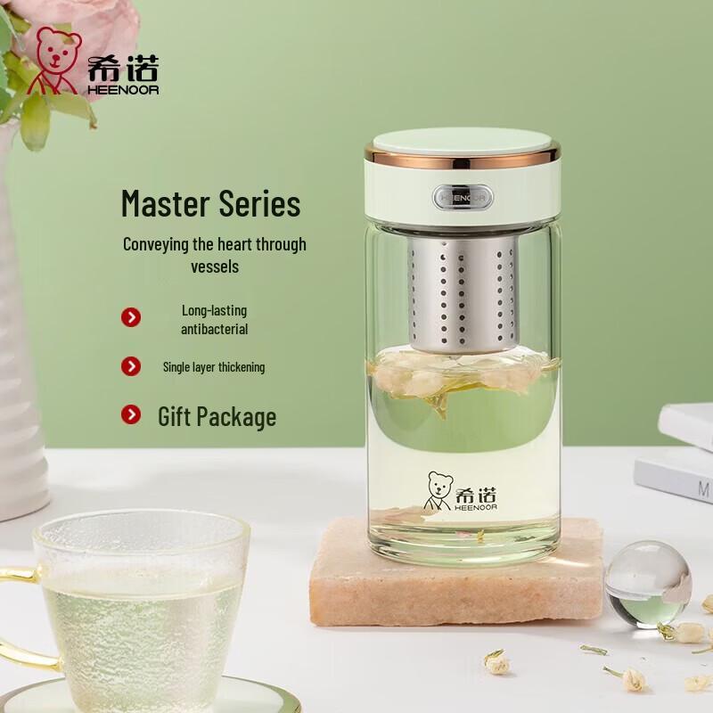 

Heenoor Single-Layer Antibacterial Glass Tea Cup