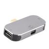 Docking Station 3 in 1 Type C Male to Mini DP USB A Type C Female USB C Dock for Windows for Android for OS X
