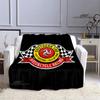 Motorcycle Isle of Man Tt Printed Blankets Flannel Warm Blanket Soft Cozy Blanket Travel Blankets Bed Linings Birthday Gift