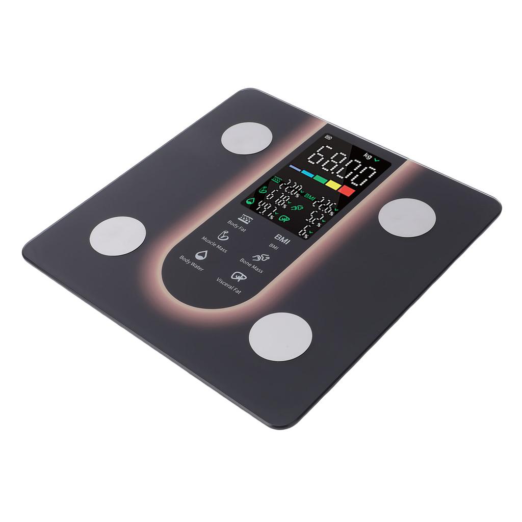 Smart Scale Accurate Health Tracking   Digital Weighing Scale with LED Large Display Sync App for Home Use